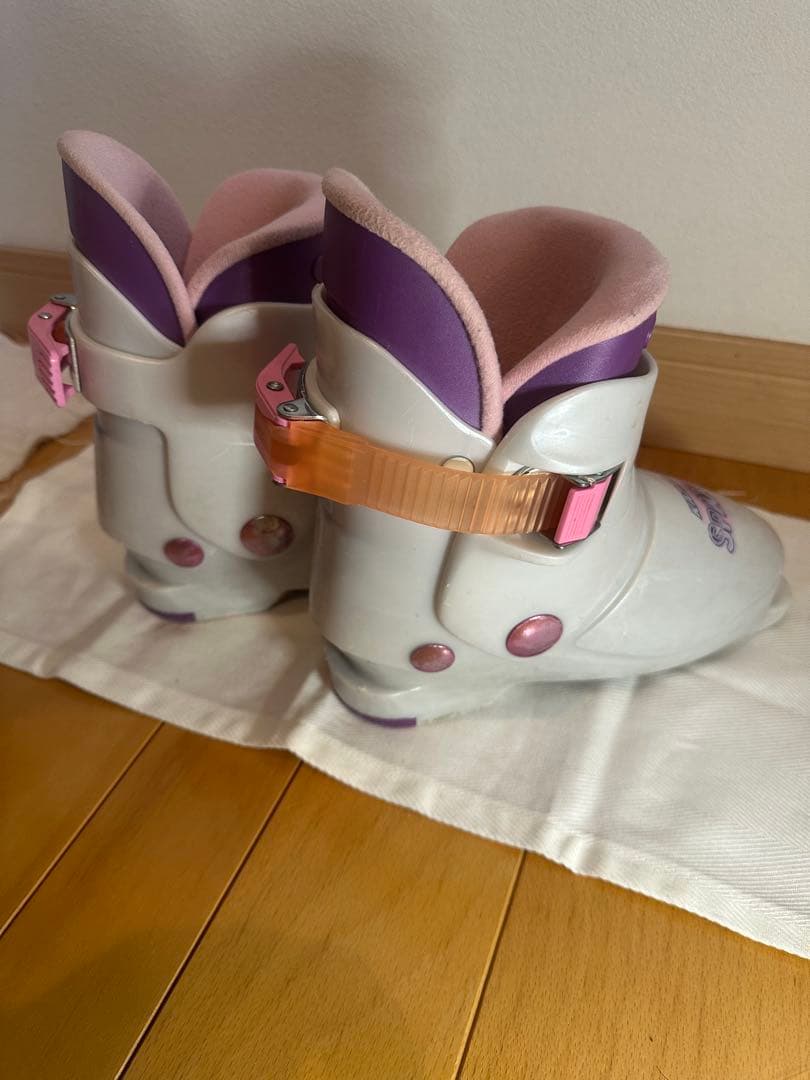 ジュニアスキー5点セット girl's ブーツ2足付き