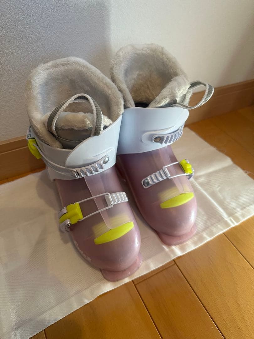 ジュニアスキー5点セット girl's ブーツ2足付き
