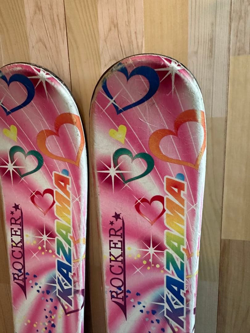 ジュニアスキー5点セット girl's ブーツ2足付き