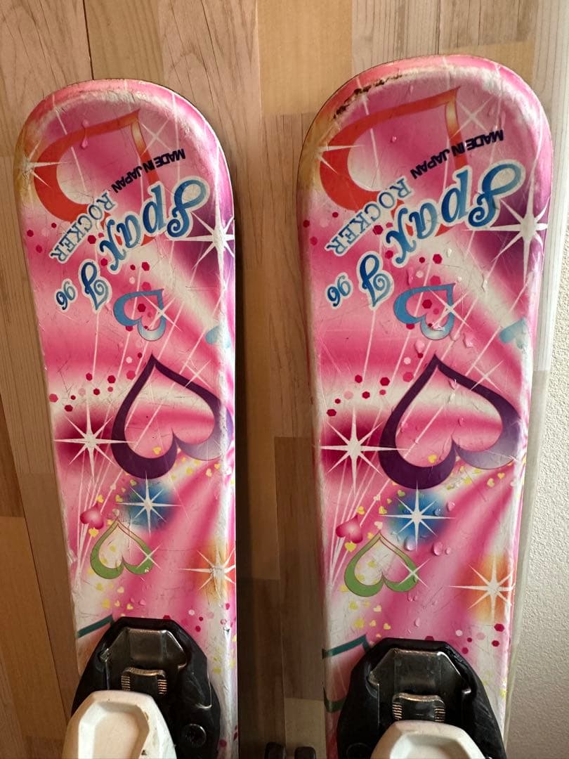 ジュニアスキー5点セット girl's ブーツ2足付き