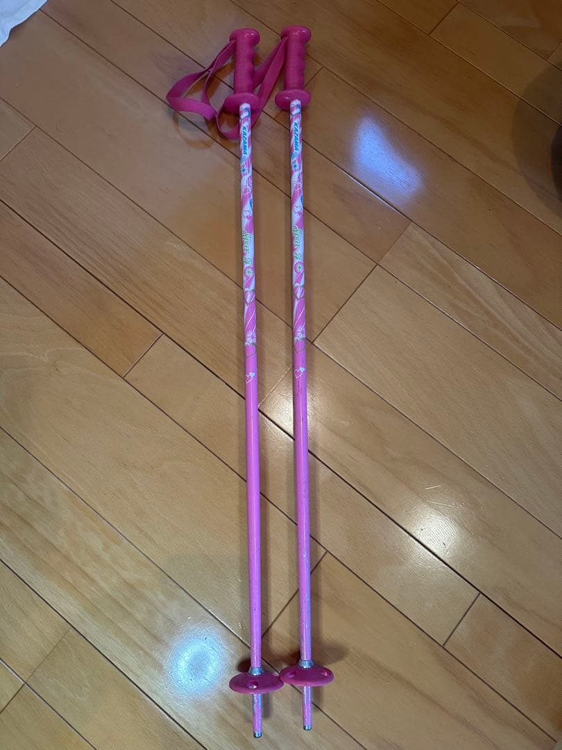 ジュニアスキー5点セット girl's ブーツ2足付き