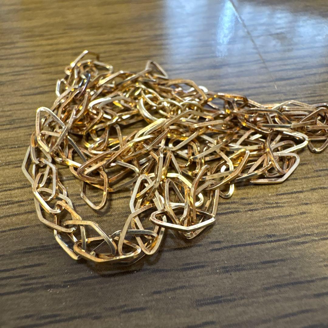 ままんれーぬ18Kチェーンネックレス 箱付き