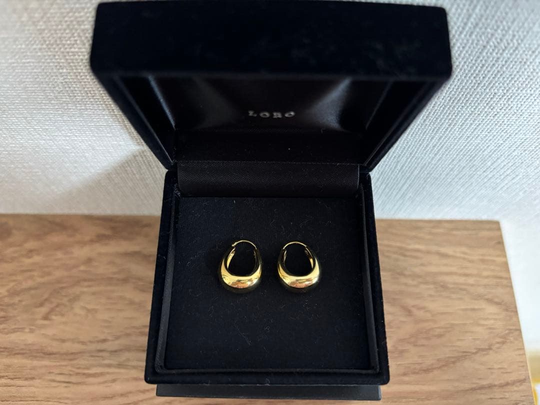 【定価¥30,000-】LORO ゴールドピアス P pierce 02箱付き