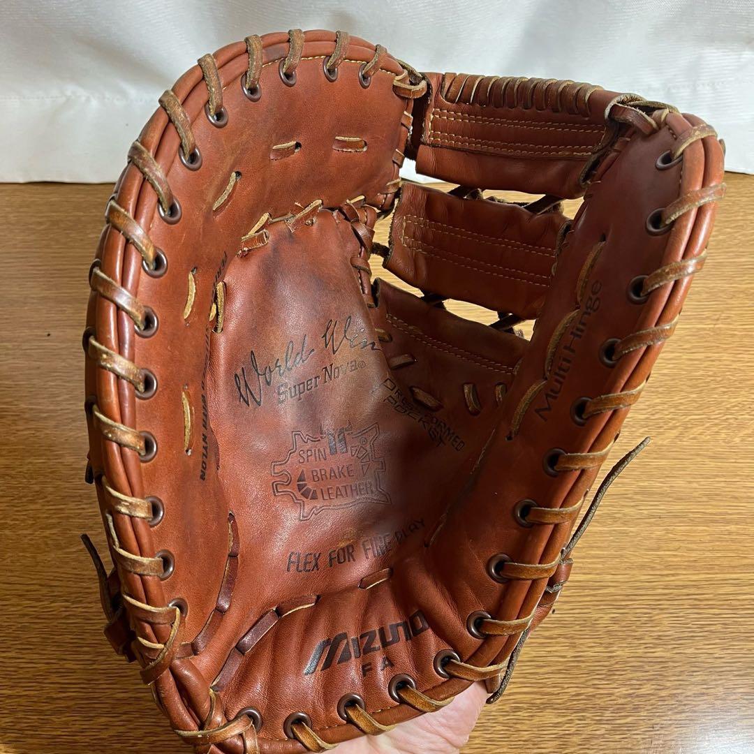 ミズノ ワールドウィン 一般硬式 ファーストミット 左投げ 美品