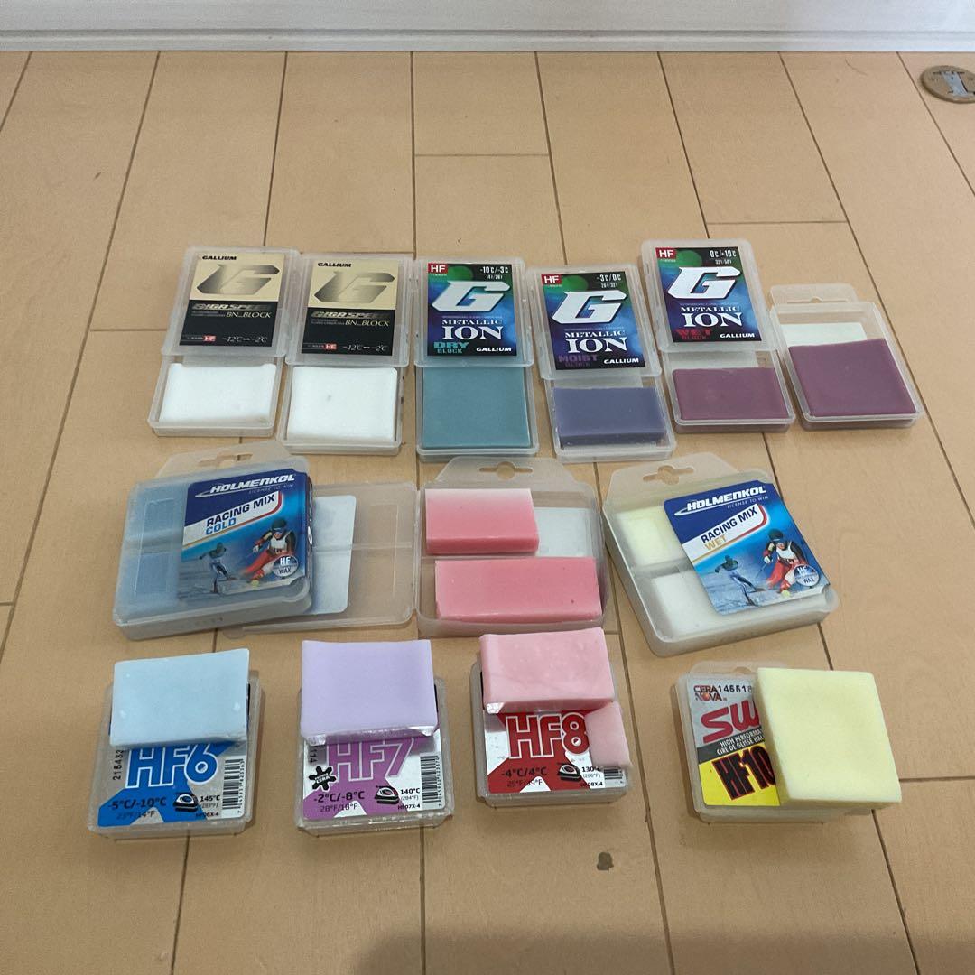 スキー用ワックスセット 12個