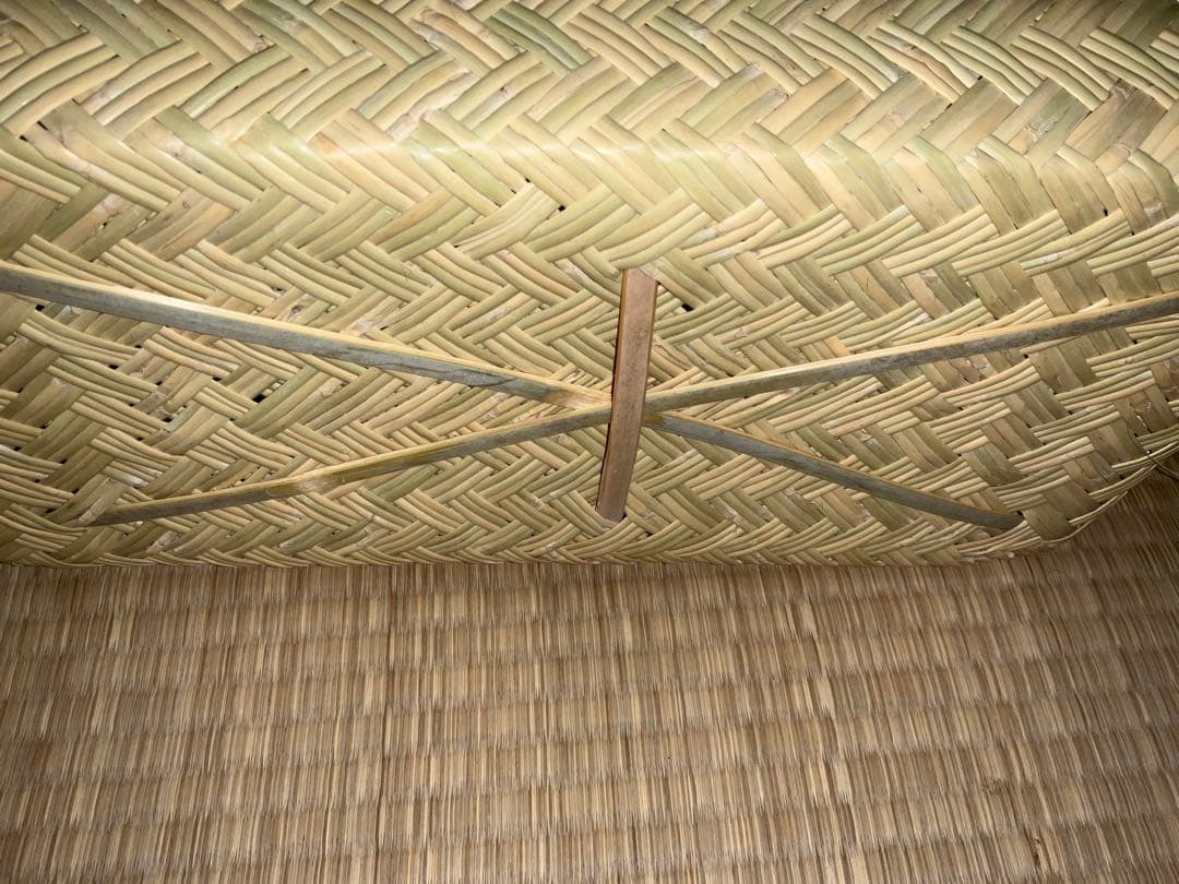 鳥越竹細工　市場かご　新品　●特選●2個セット　大中セット