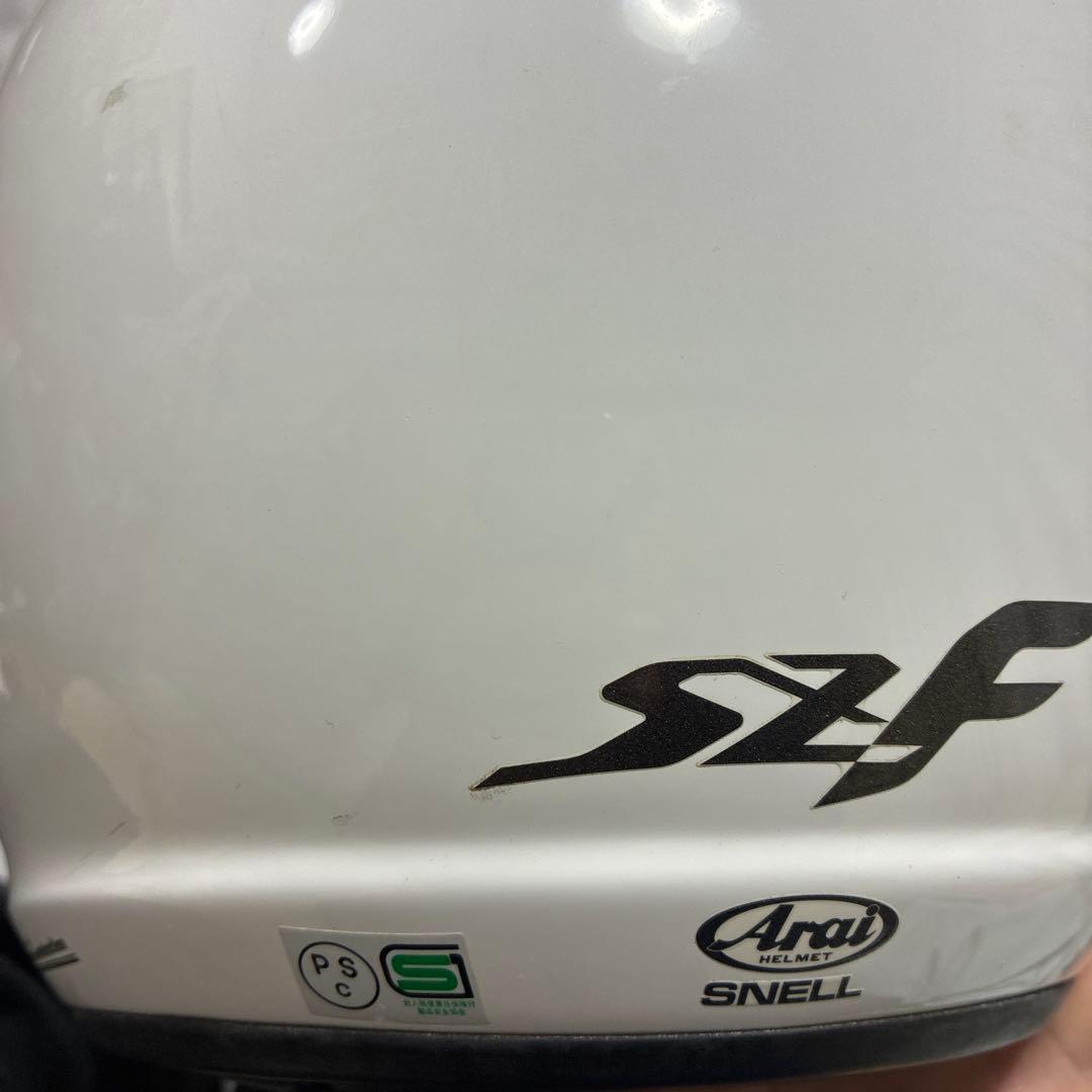 Arai SZ-F ホワイト ジェットヘルメット