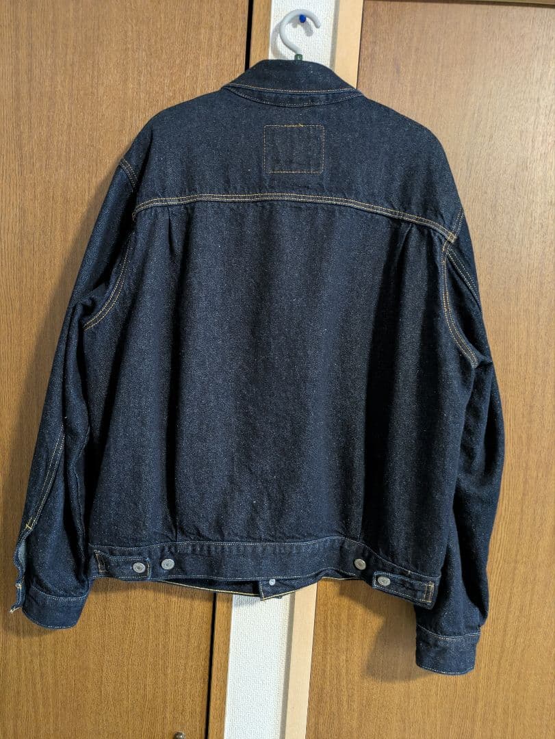 【BIOTOP別注】 LEVI'S 2ndタイプ デニムGジャン ビッグE 濃紺