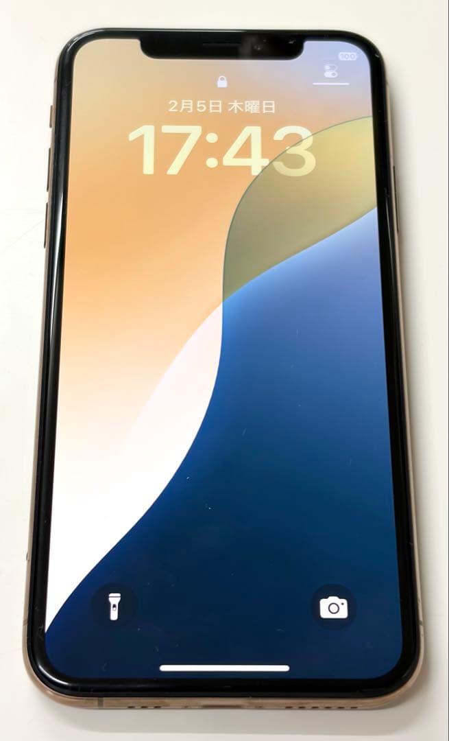 【美品】iPhone XS 64GB ゴールド SIMフリー 電源付 ポスト投函