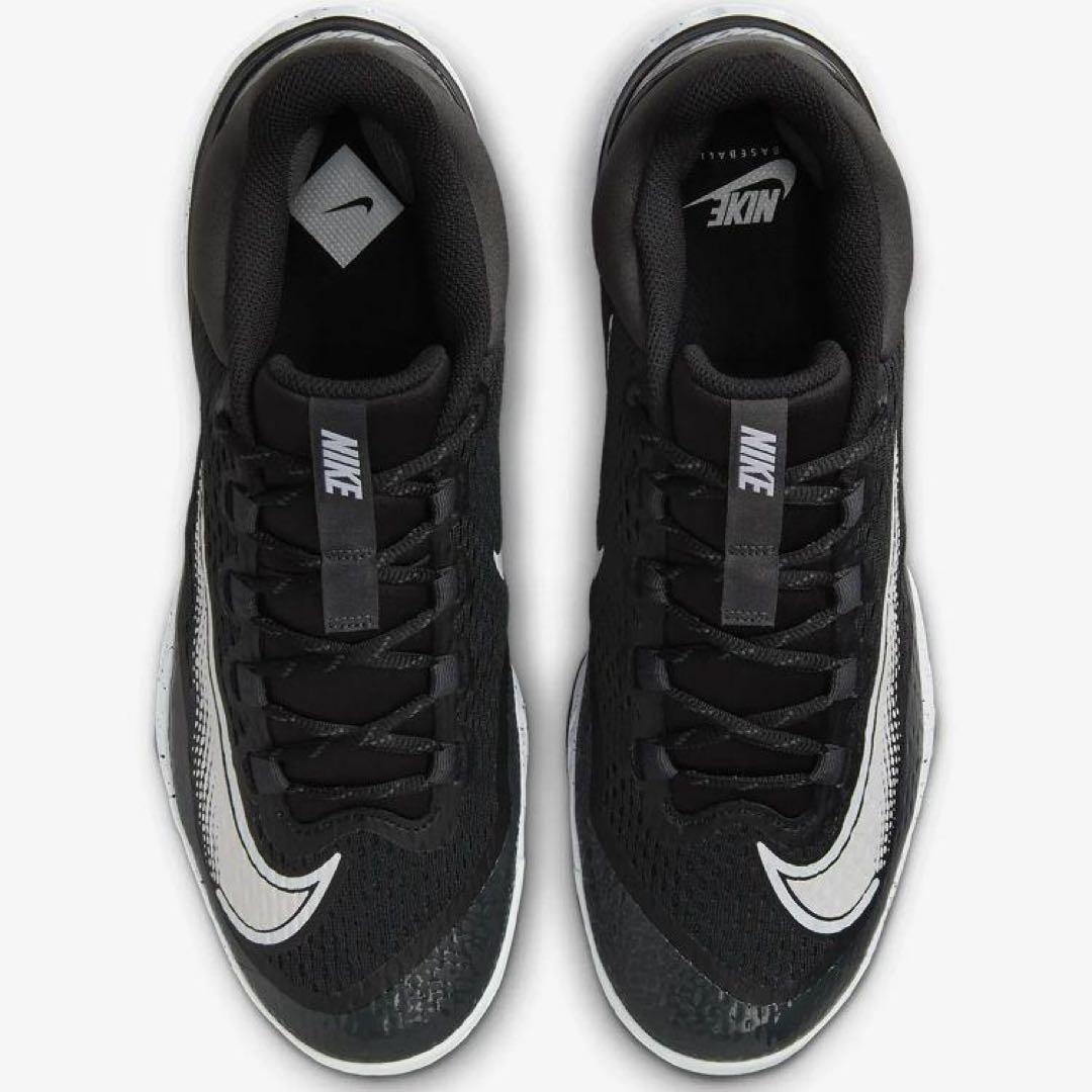 ナイキ アルファ ハラチ エリート 28 野球 スパイク 靴 シューズ 黒