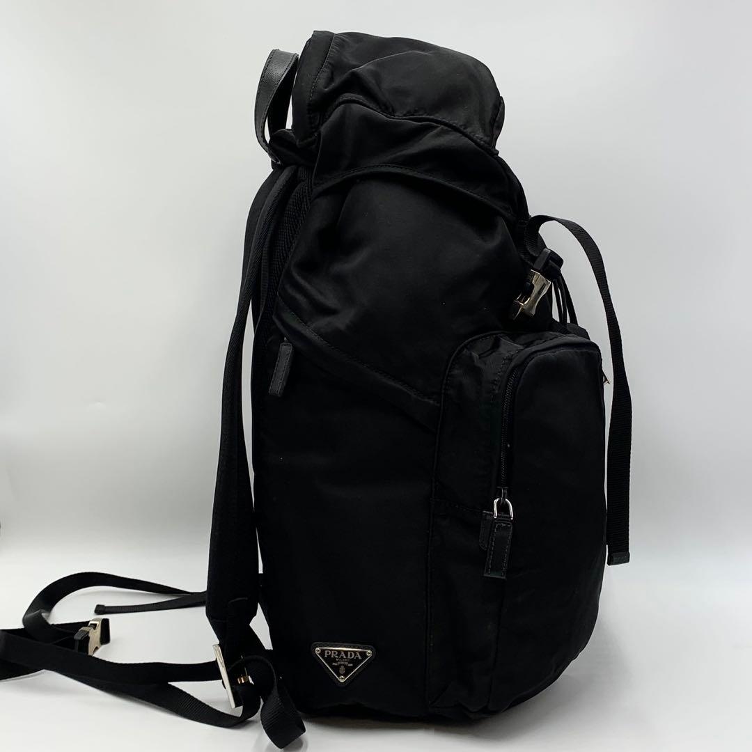 PRADA プラダ 2VZ065 リュック バックパック トライアングルロゴ 黒