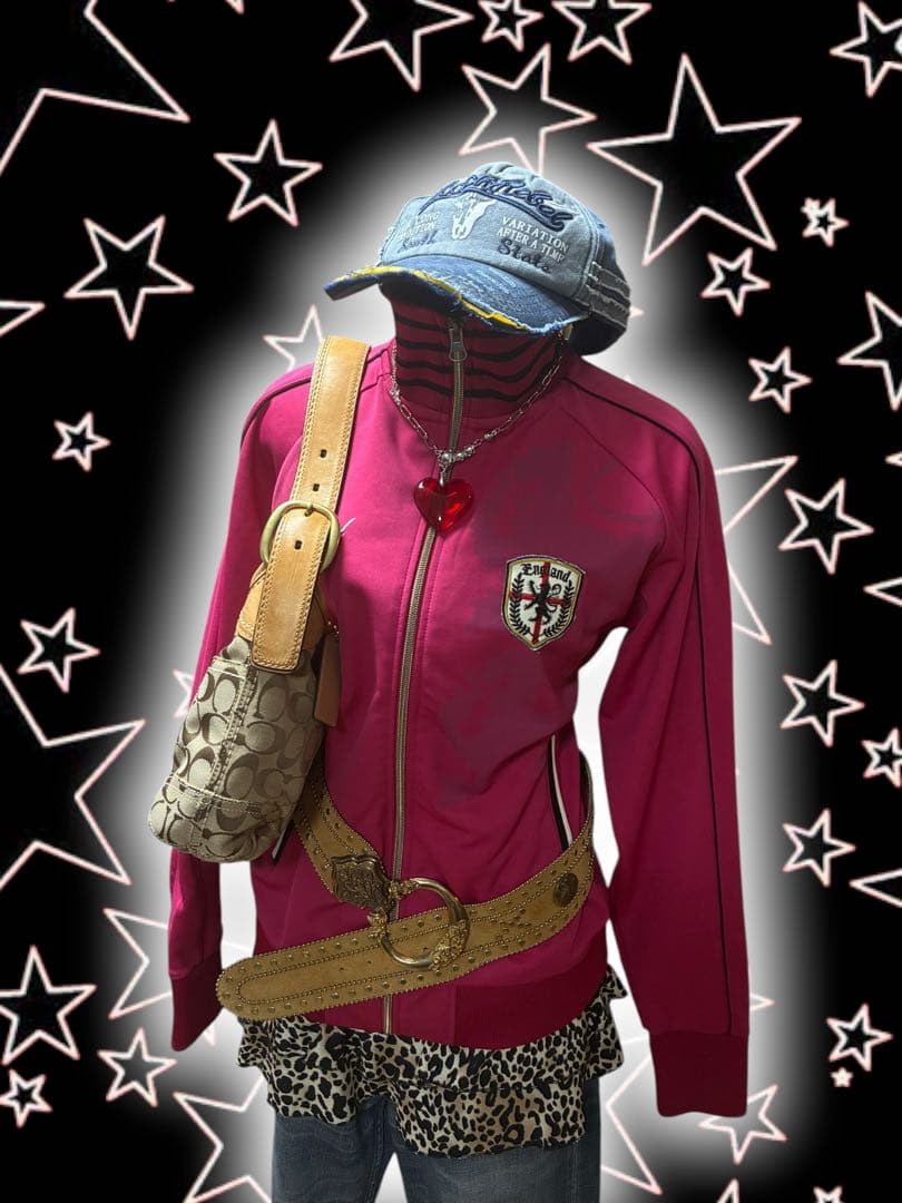 y2k ワッペン姫ギャル刺繍　平成フェアリーグランジ　ロック　マクブリンク