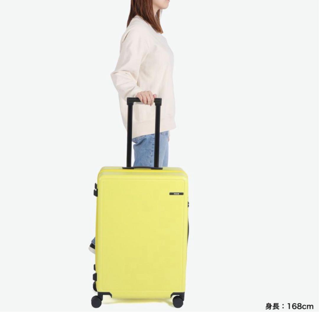 【新品未使用】ACE イエロー キャリーケース 63L