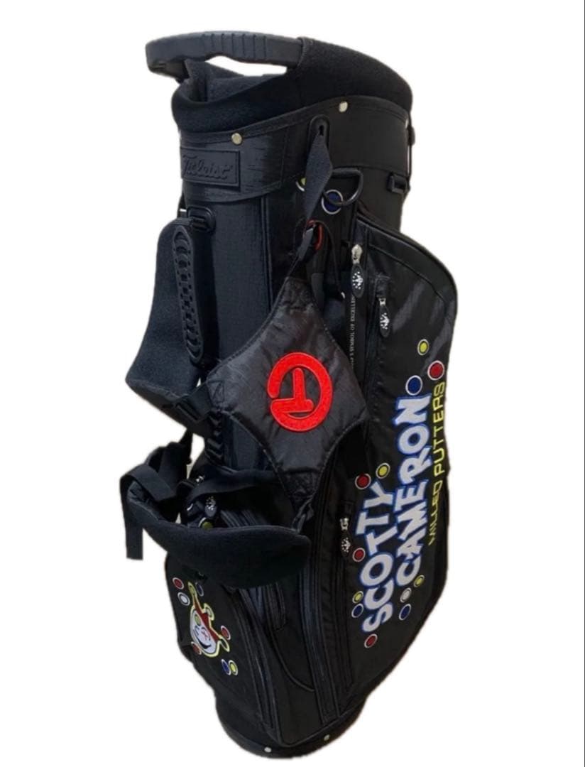 新品未使用　スコッティキャメロン　キャディバッグ　スタンド式　ブラック