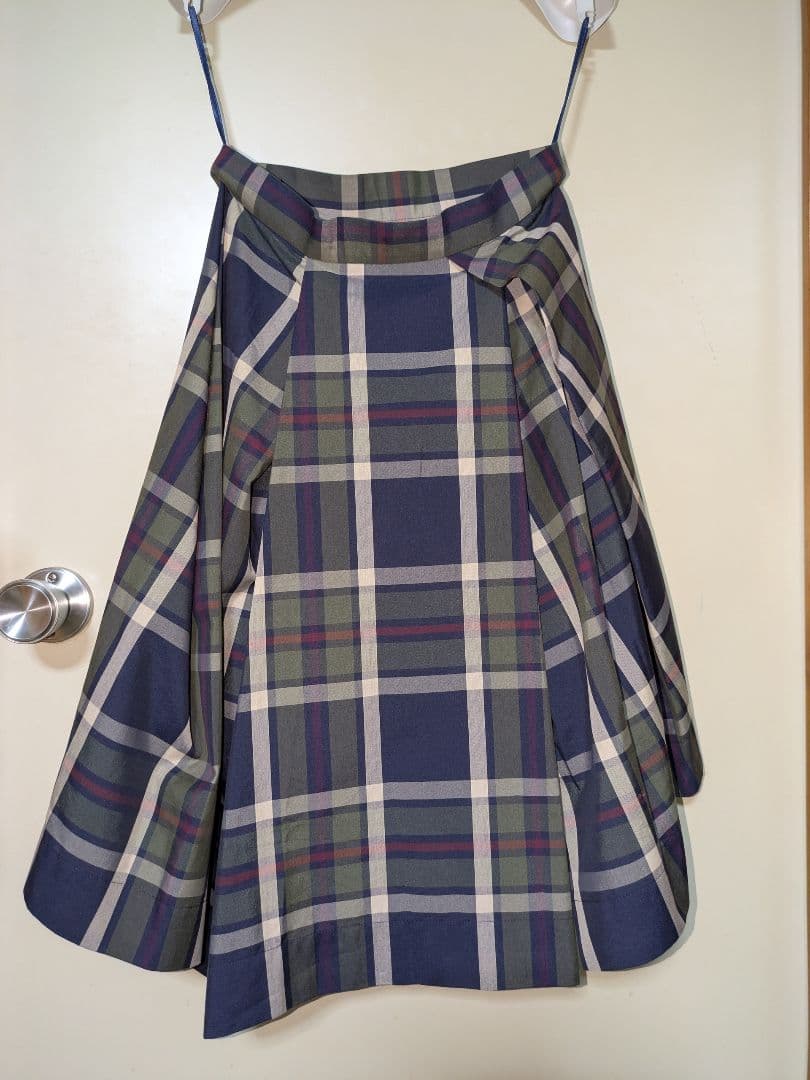 美品✨️ヴィヴィアンウエストウッドレッドレーベル 変形スカート チェック 2