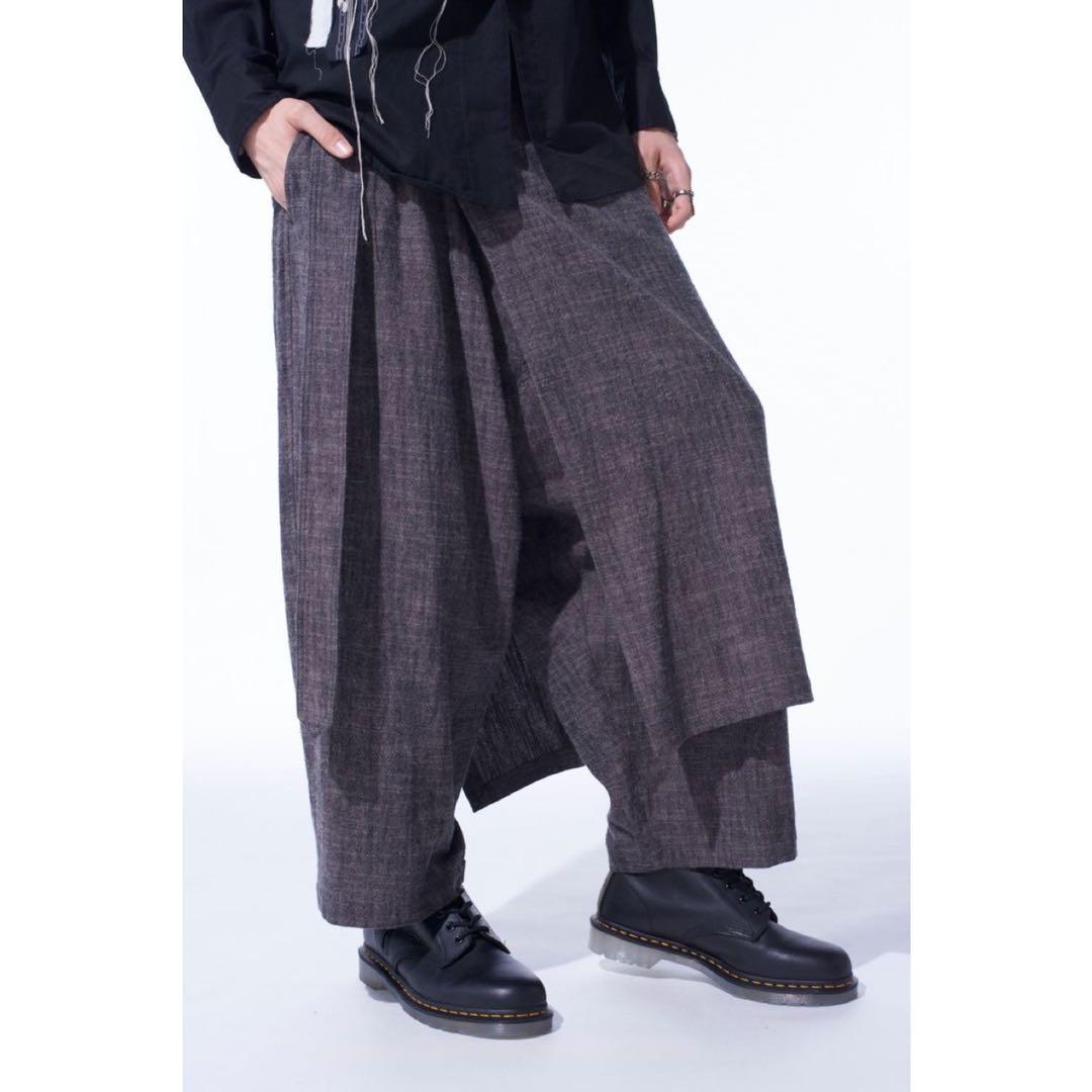【新品】S'YTE SLUB WASHER COTTON WRAP PANTS