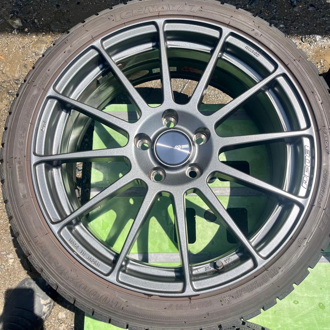 熊*ん様 エンケイ PF03 18インチ7.5J IN+48 PCD112 5H