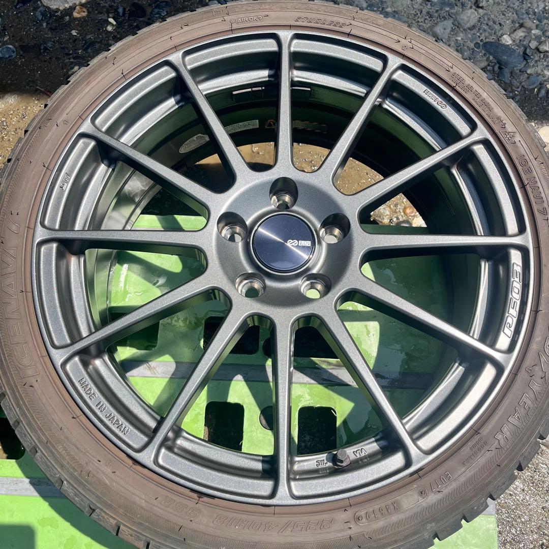 熊*ん様 エンケイ PF03 18インチ7.5J IN+48 PCD112 5H