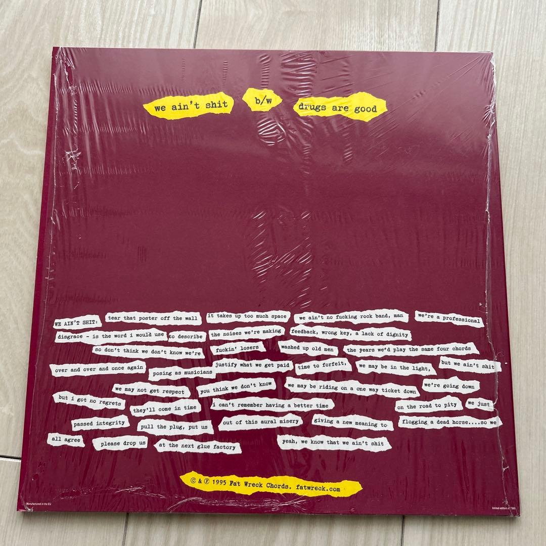 洋楽 we ain't shit b/w drugs are good