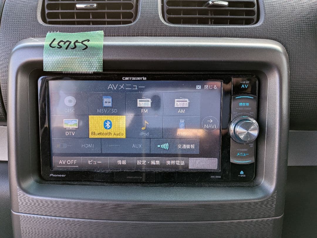 カロッツェリア　楽ナビ　AVIC−RW99　ムーヴコンテ　L575S