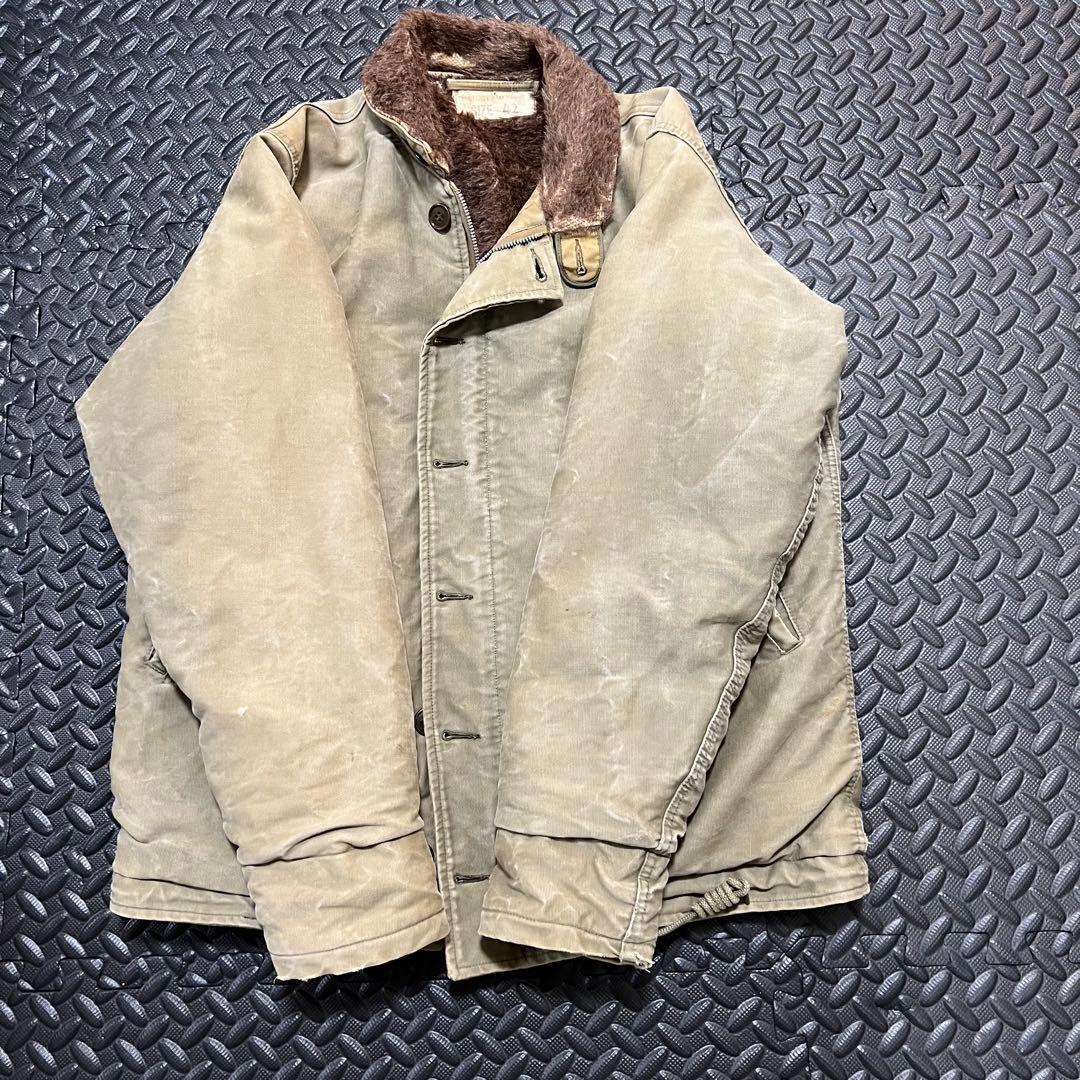 h*o様 【実物/希少】40s U.S.NAVY N-1 デッキジャケット 前期