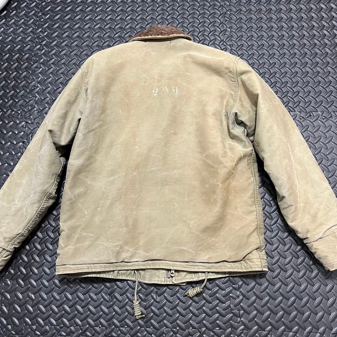 h*o様 【実物/希少】40s U.S.NAVY N-1 デッキジャケット 前期