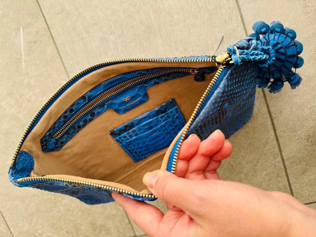 【新品未使用】ANYA HINDMARCHアニヤハインドマーチクラッチバッグ