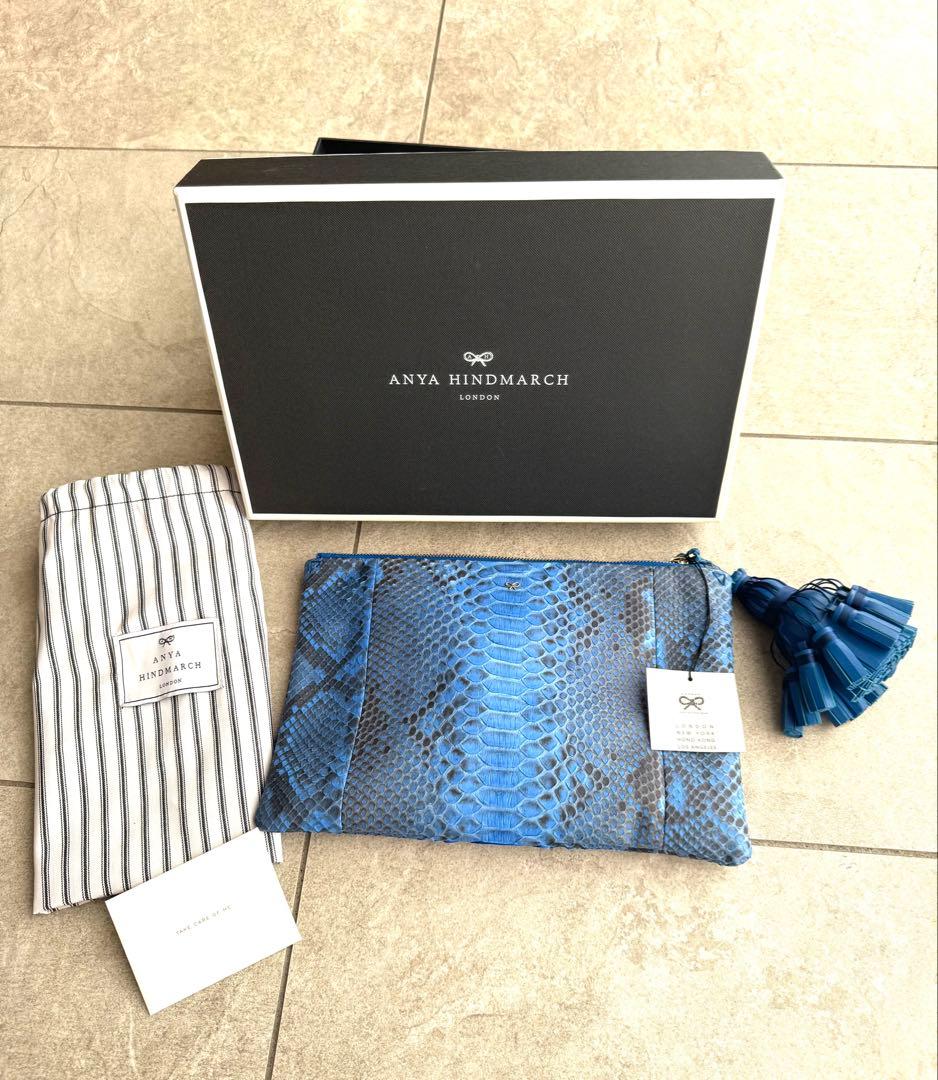 【新品未使用】ANYA HINDMARCHアニヤハインドマーチクラッチバッグ