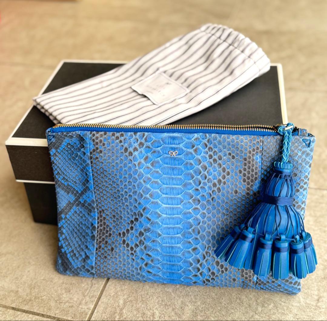 【新品未使用】ANYA HINDMARCHアニヤハインドマーチクラッチバッグ