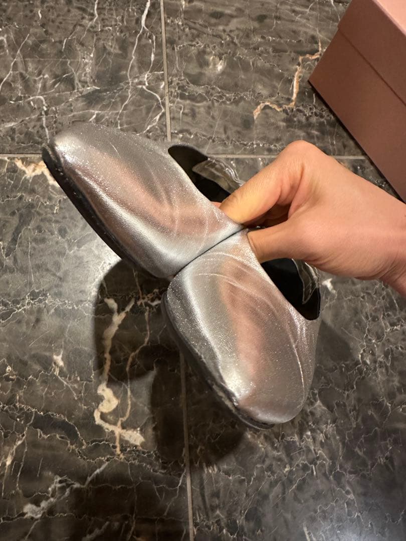 FABIO RUSCONI ポインテッドトウシャーリングパンプス(F31510)