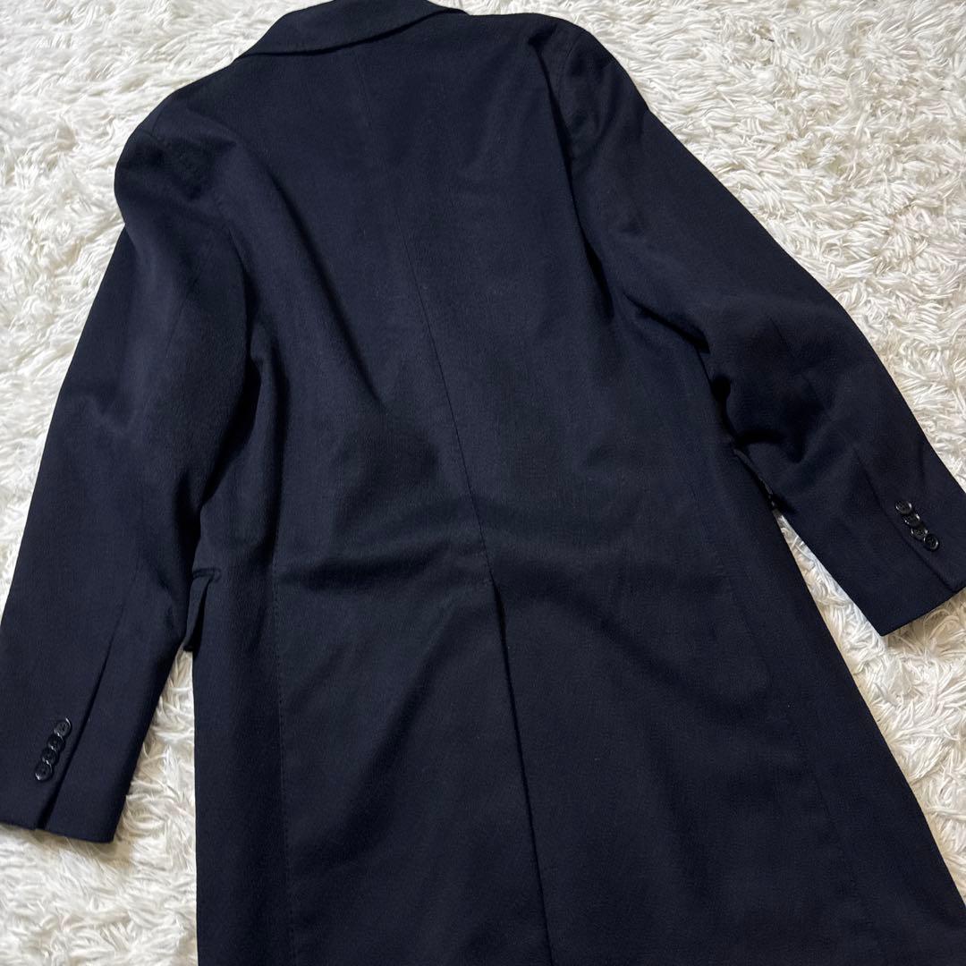 専用only premio カシミヤ100 ダブルチェスターコート ブラック