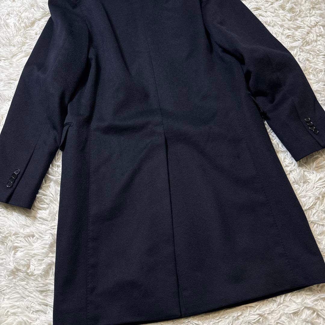 専用only premio カシミヤ100 ダブルチェスターコート ブラック