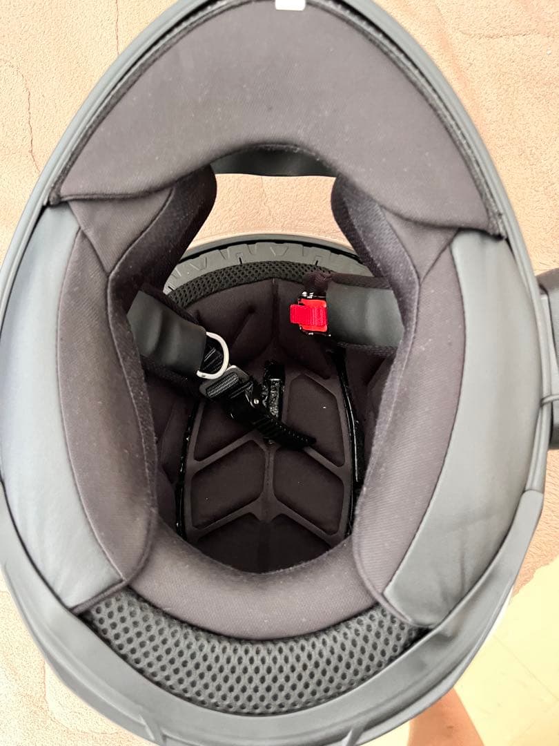 Kabuto フルフェイスヘルメット ブラック/ホワイト/レッド