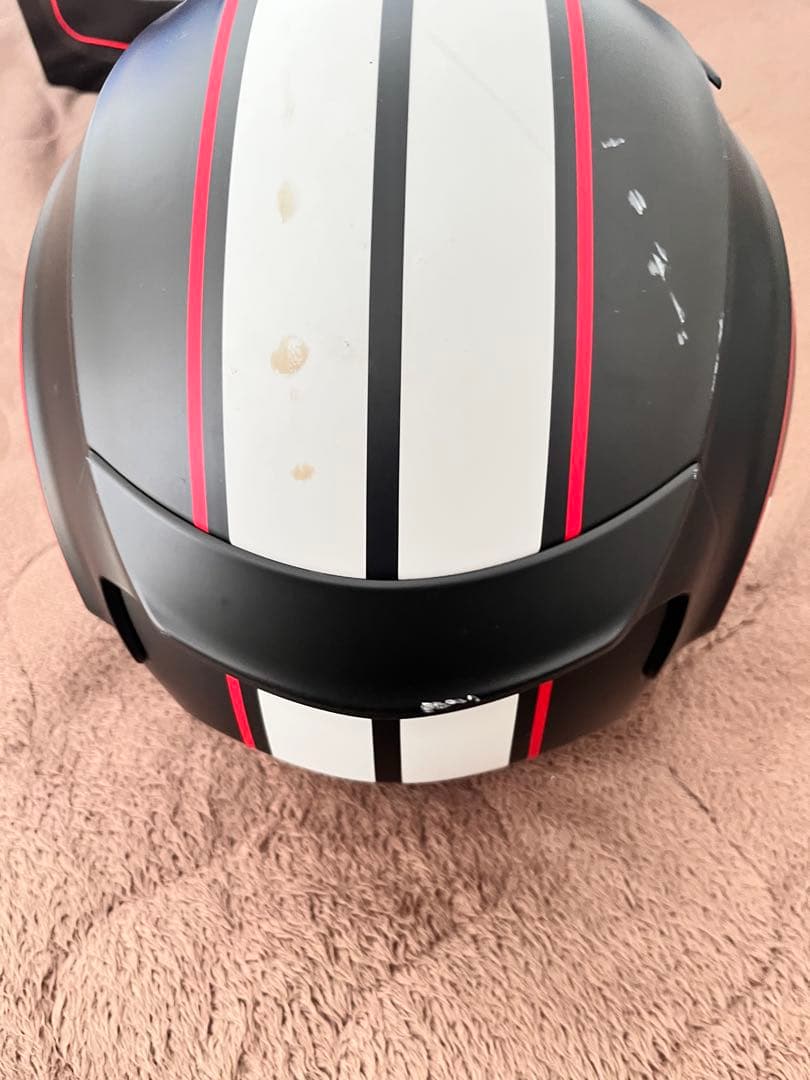 Kabuto フルフェイスヘルメット ブラック/ホワイト/レッド