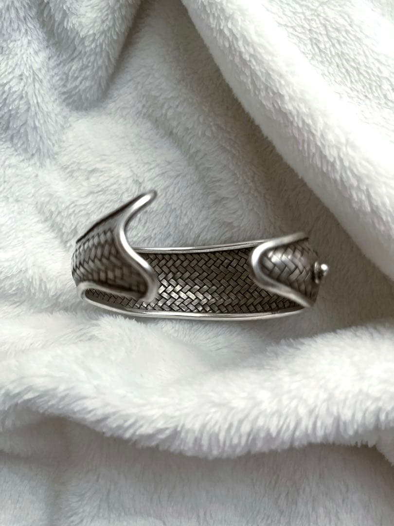 【Karen Silver】 カレンシルバー バングル 魚