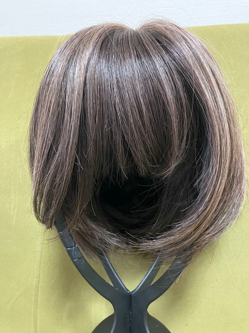 ブライトララ　素肌ウィッグ人毛MIX キャラメルベージュココア