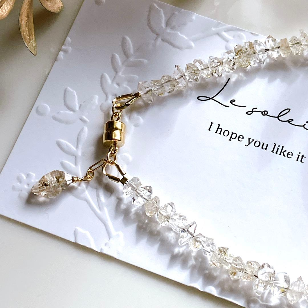 Nina◆オイルインクォーツブレスレット✧14kgf✧蛍光