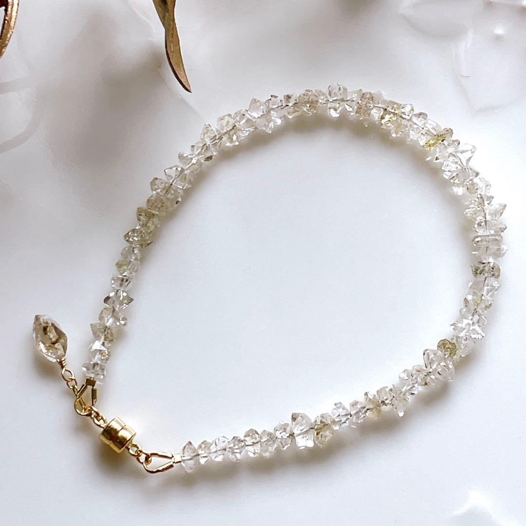 Nina◆オイルインクォーツブレスレット✧14kgf✧蛍光