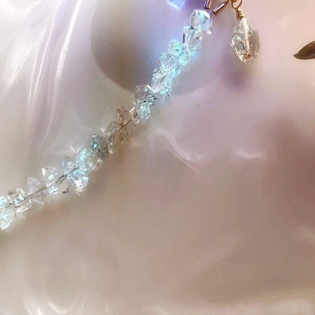 Nina◆オイルインクォーツブレスレット✧14kgf✧蛍光