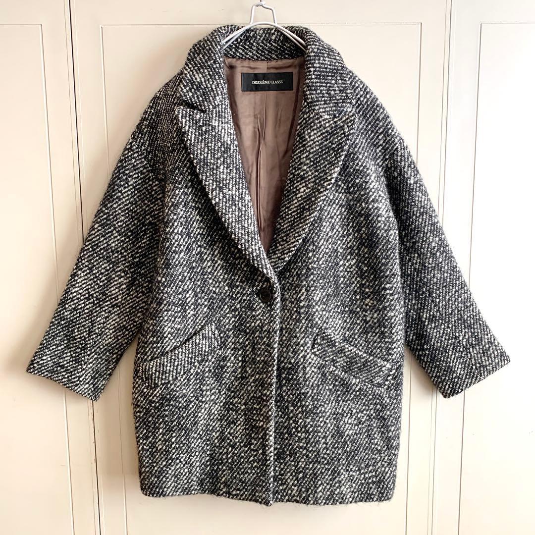 ふぁふぁ Deuxieme Classeツイードコート