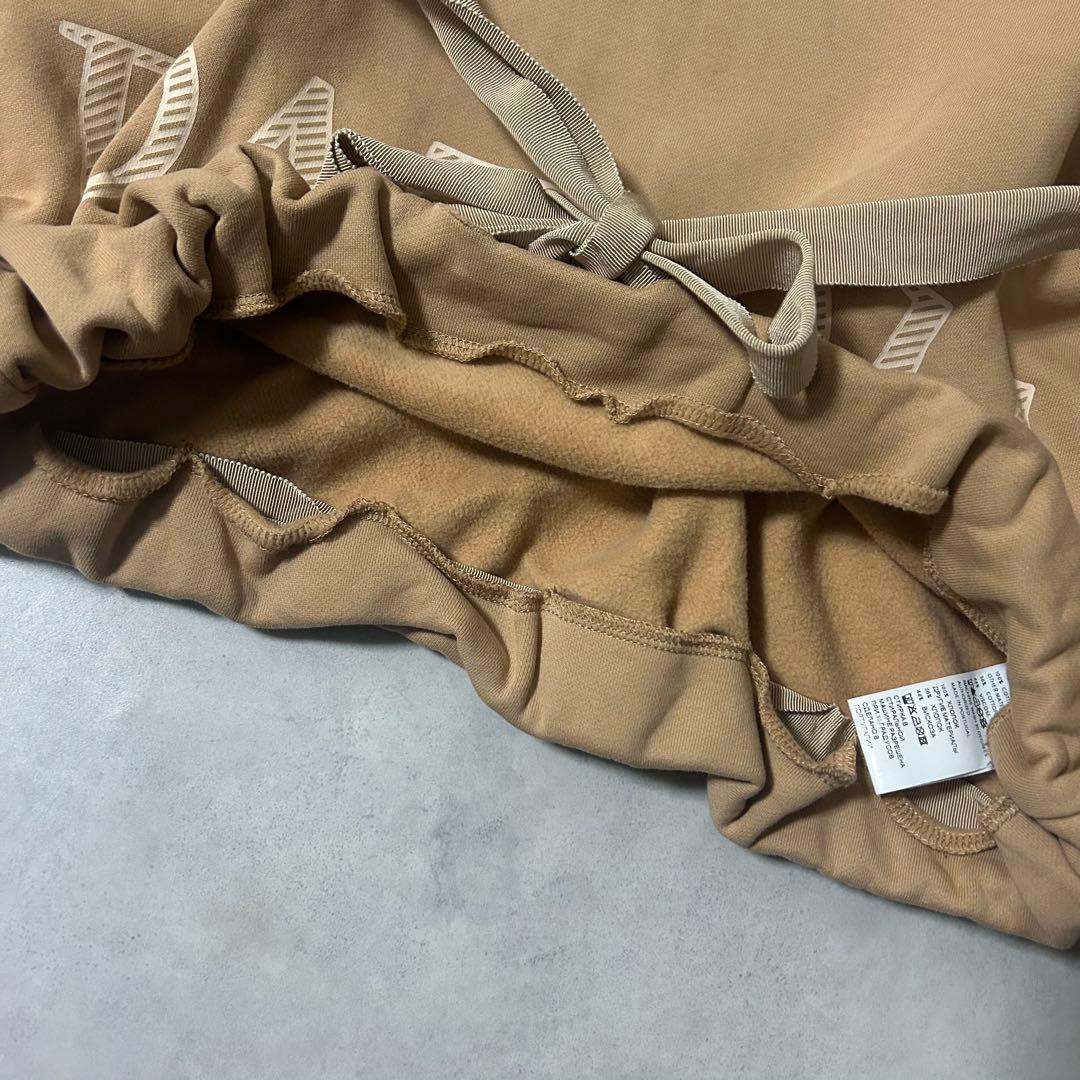 美品✨パトゥ オーガニックコットンクロップド ドローストリングスウェット ロゴ