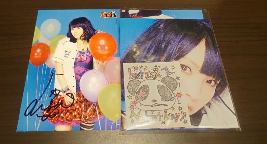 【直筆サイン】LiSA ポストカード best day,best way