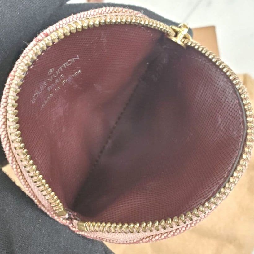 良品 ルイヴィトン ケース モノグラム ミニ ポルトモネ ロン 希少