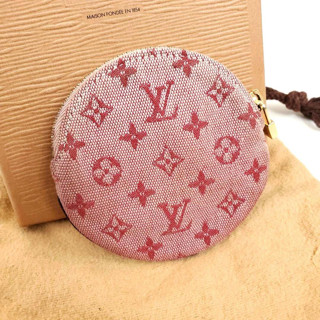 良品 ルイヴィトン ケース モノグラム ミニ ポルトモネ ロン 希少