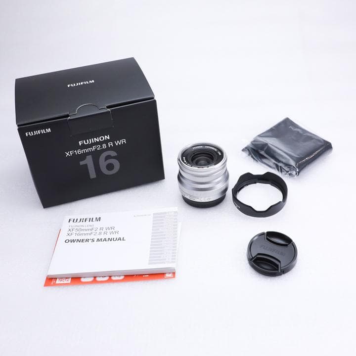 【ほぼ新品・未使用】FUJIFILM XF16mmF2.8 R WR