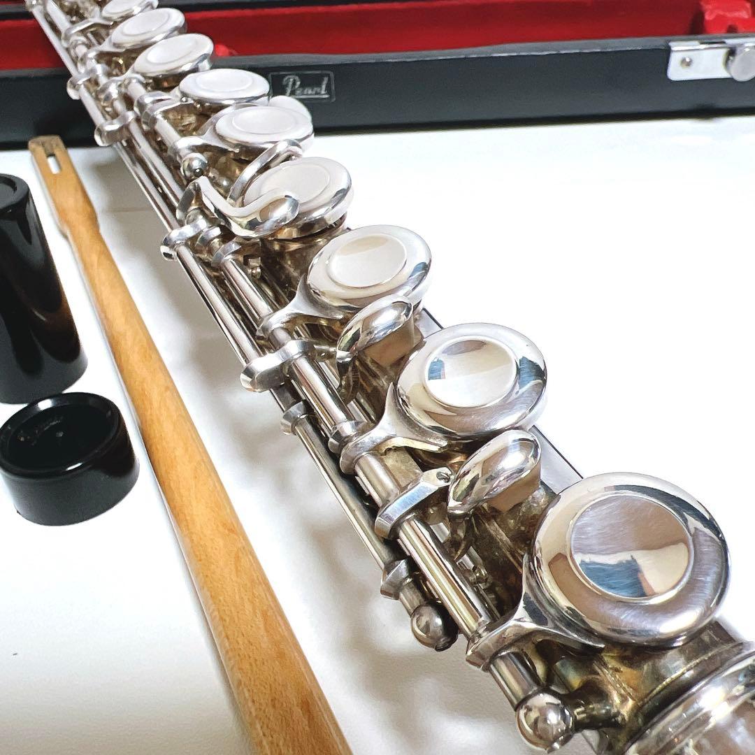 【美品】Pearl PF-501 フルート パール　鏡面仕上げ　Eメカ