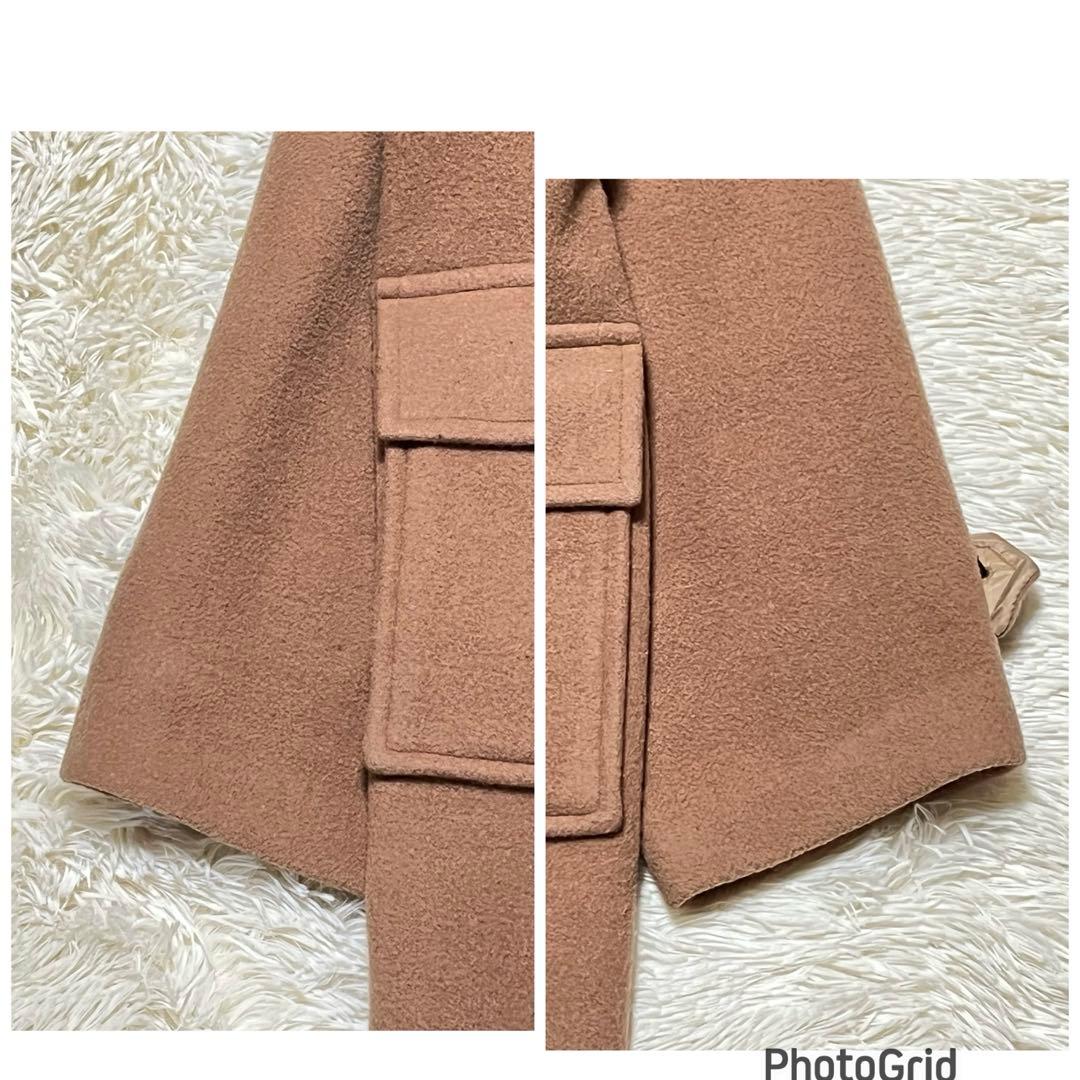 BURBERRY バーバリー ダッフルコート ウール100% キャメル