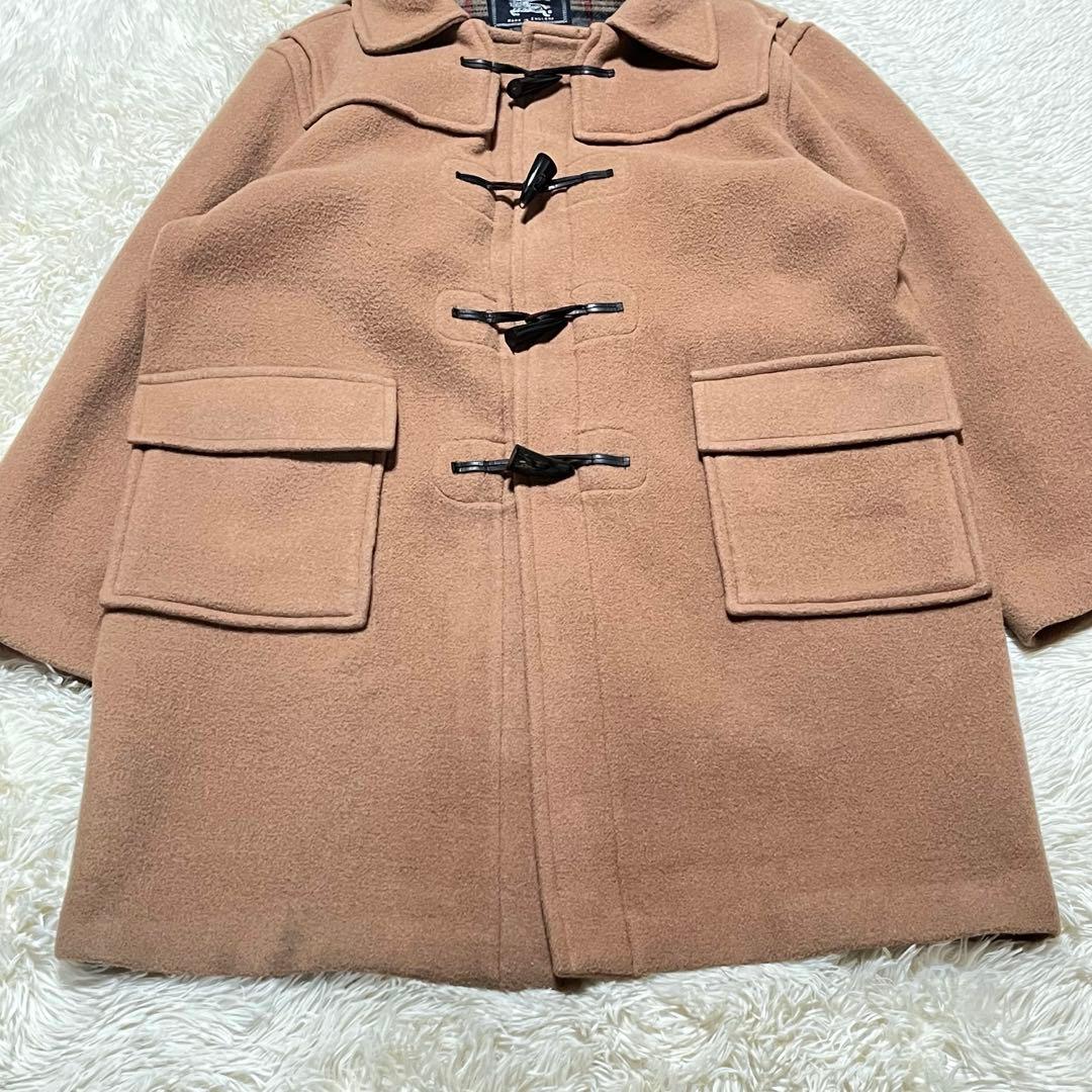 BURBERRY バーバリー ダッフルコート ウール100% キャメル