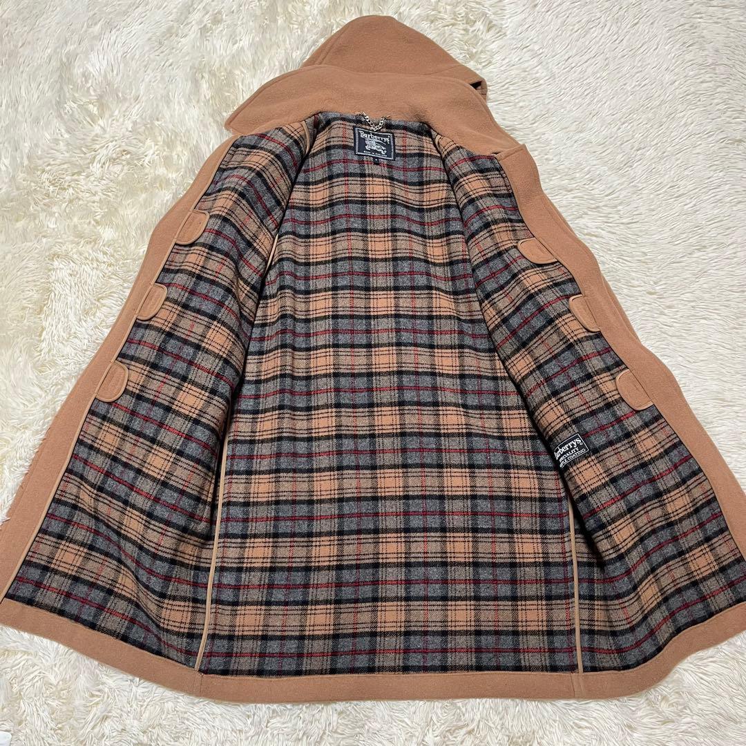 BURBERRY バーバリー ダッフルコート ウール100% キャメル