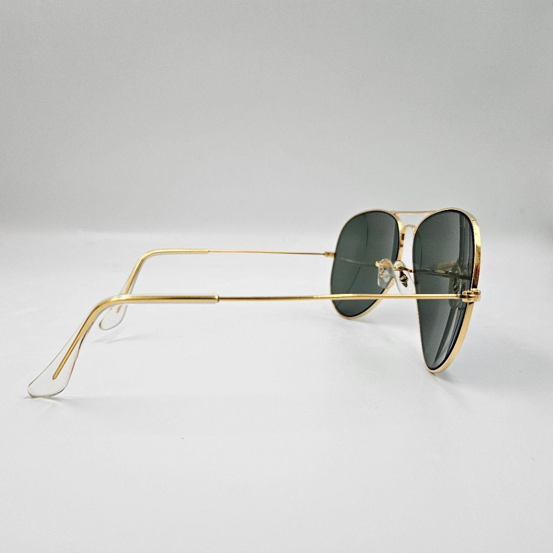 美品　Ray-Ban　レイバン　アビエーターゴールドメタルツーブリッジ